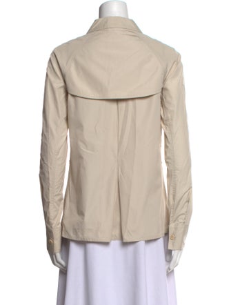 Akris Punto Long Sleeve Button-Up Top