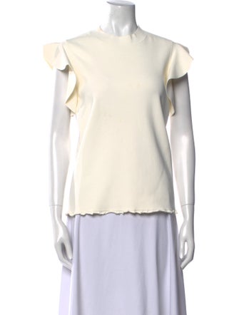 Akris Punto Crew Neck Short Sleeve Top