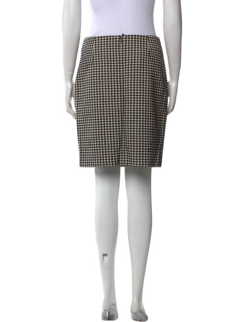 Akris Punto Plaid Print Knee-Length Skirt