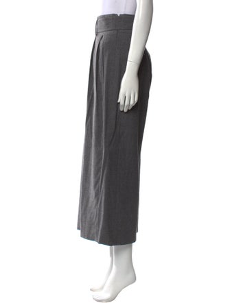 Akris Punto Virgin Wool Wide Leg Pants