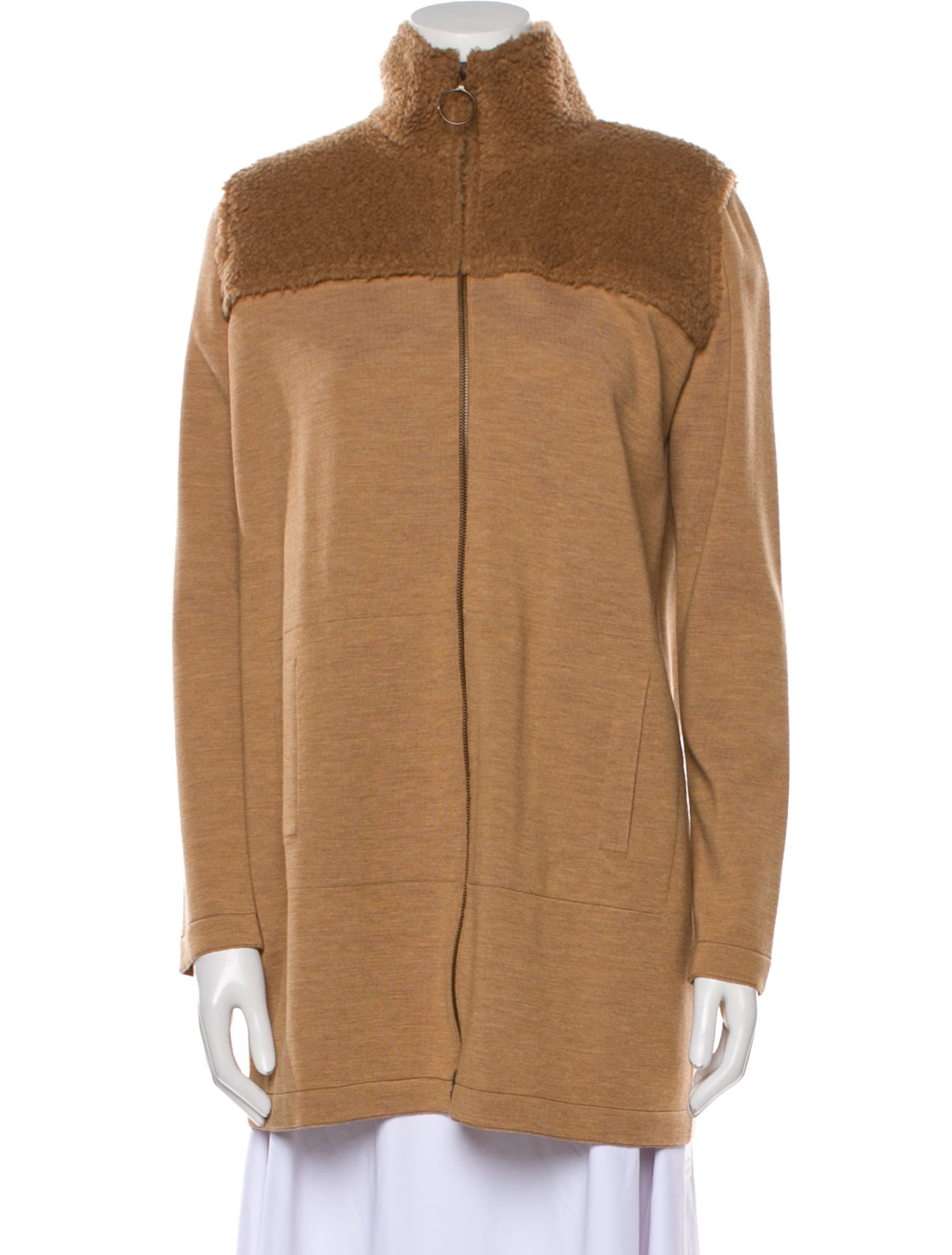 Akris Punto Virgin Wool Mock Neck Sweater