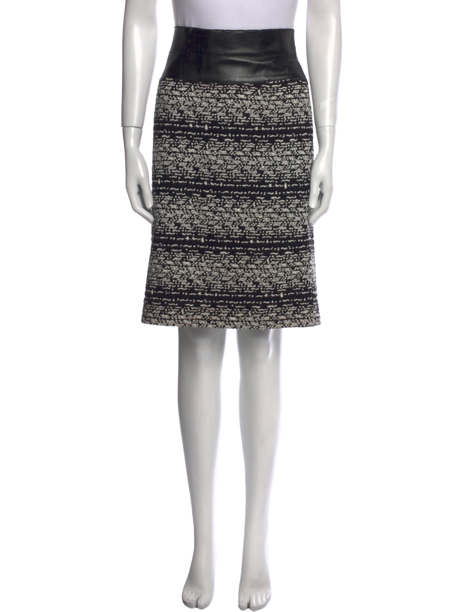 Akris Punto Printed Knee-Length Skirt