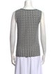 Akris Punto Houndstooth Print Scoop Neck Sweater