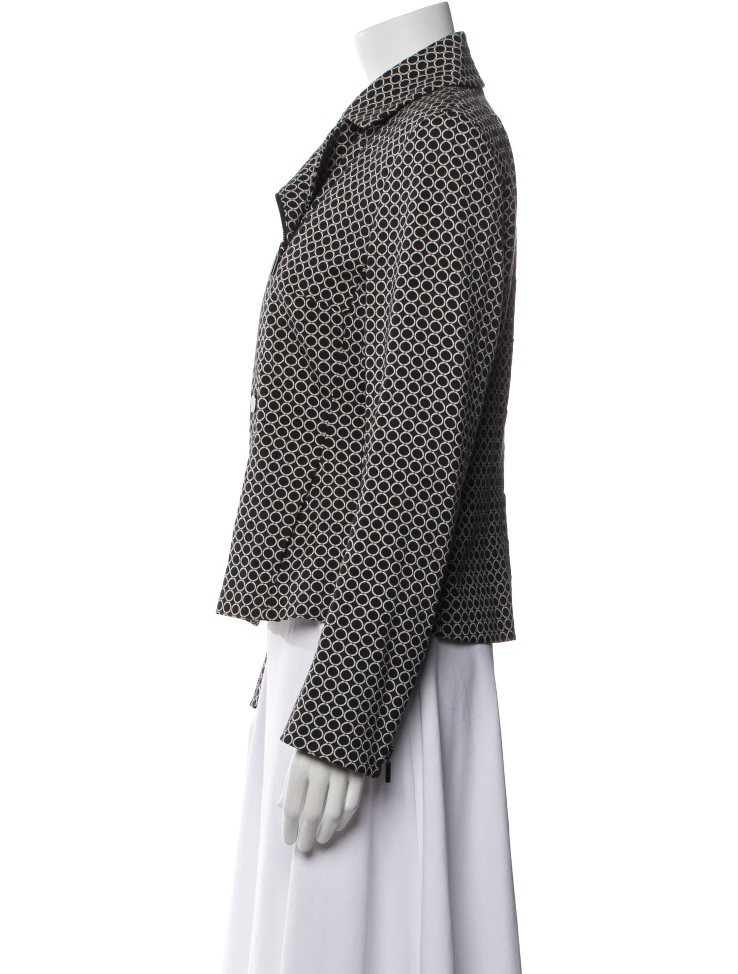 Akris Punto Printed Biker Jacket