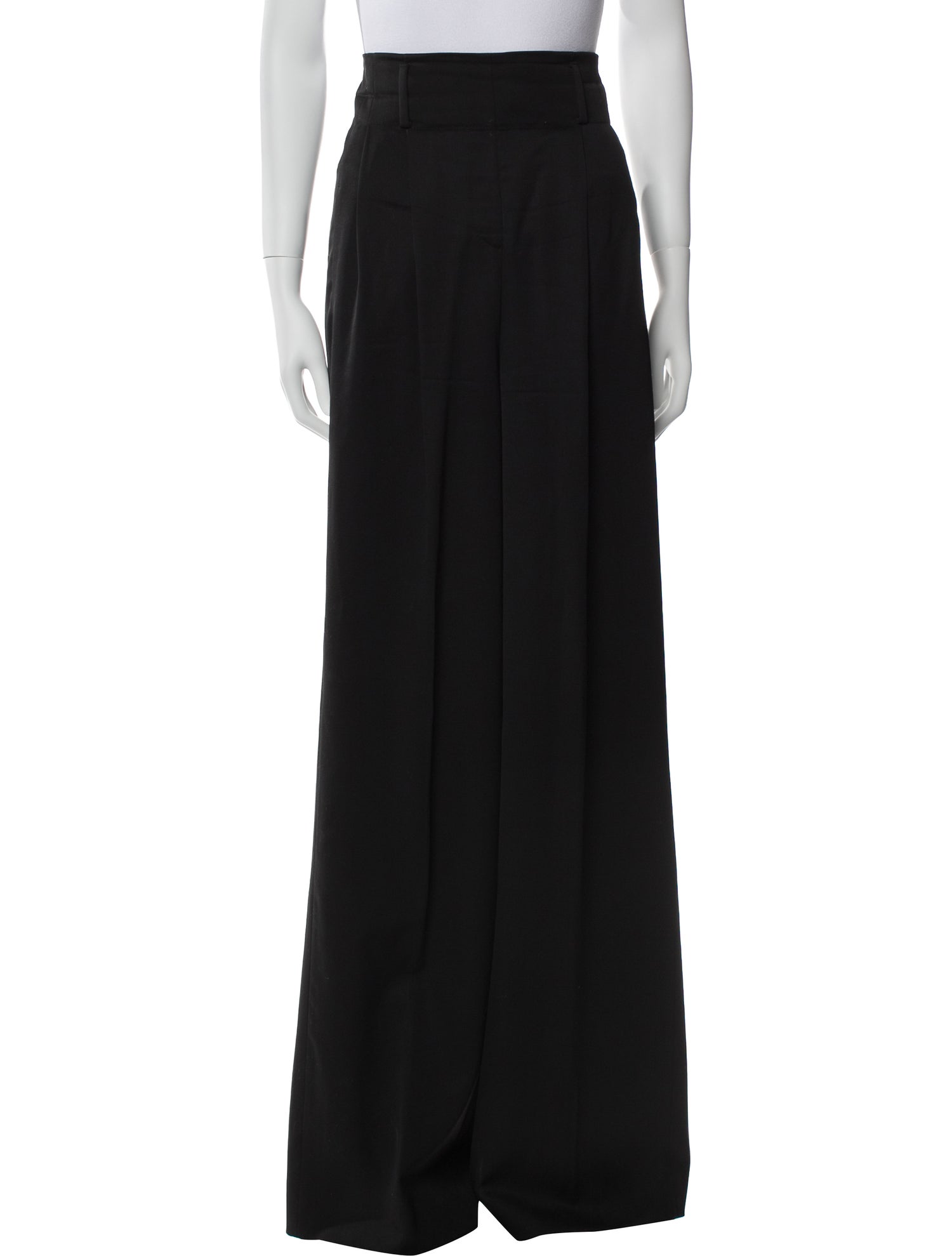Akris Punto Virgin Wool Wide Leg Pants