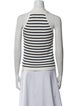 Akris Punto Striped V-Neck Sweater