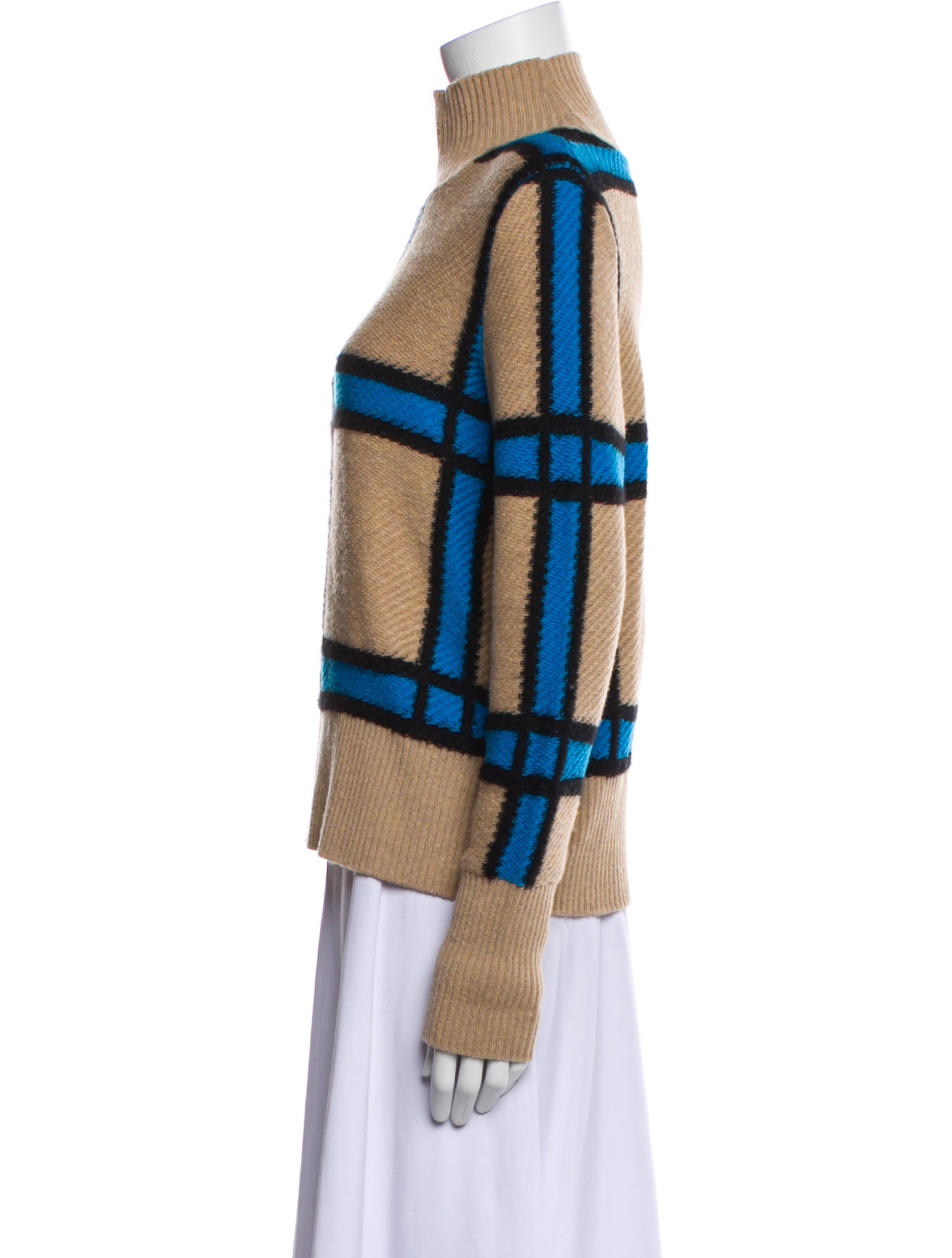 Akris Punto Virgin Wool Striped Sweater