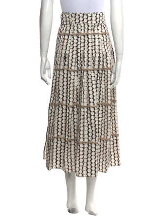 Akris Punto Vegan Patent Leather Midi Length Skirt