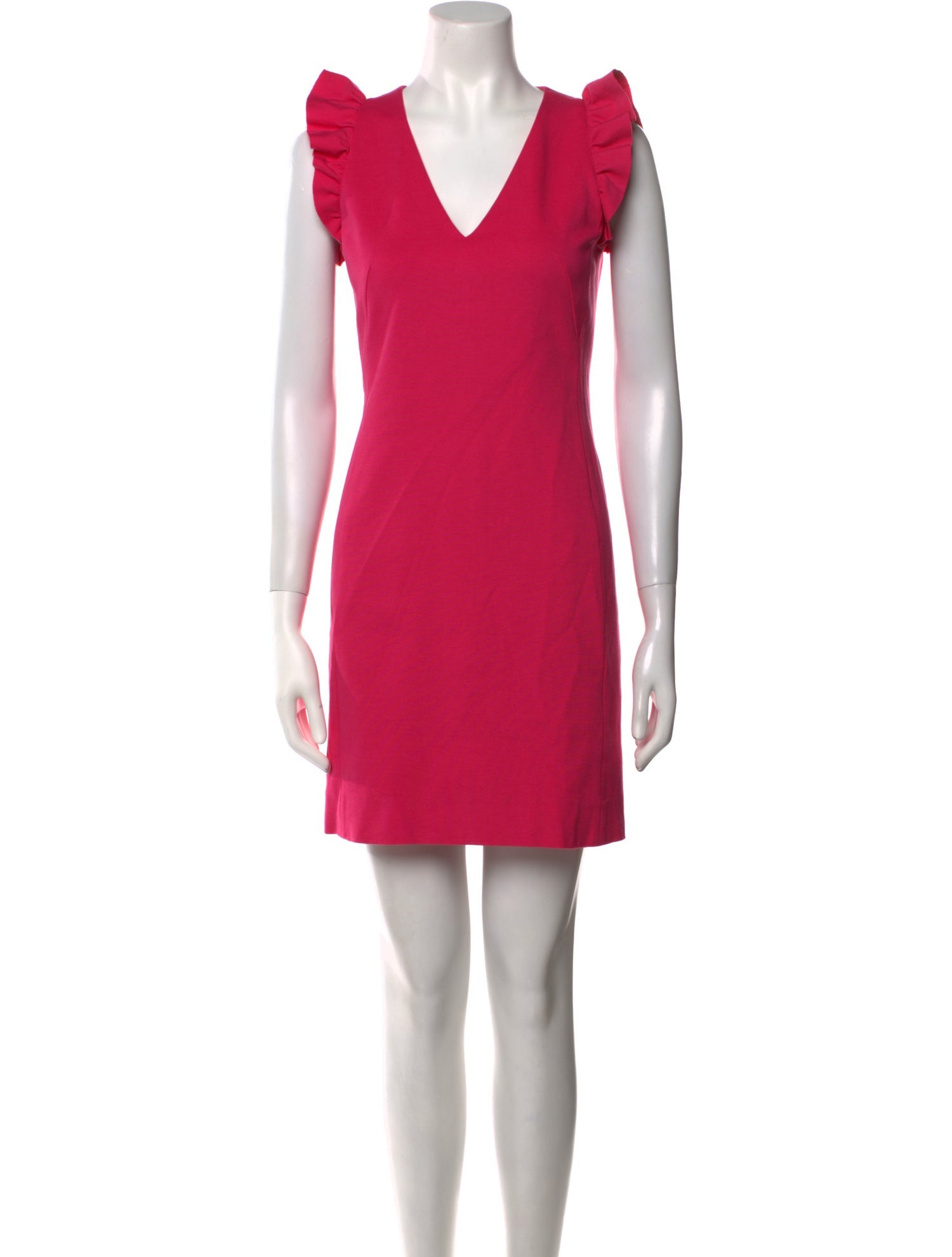Akris Punto V-Neck Mini Dress