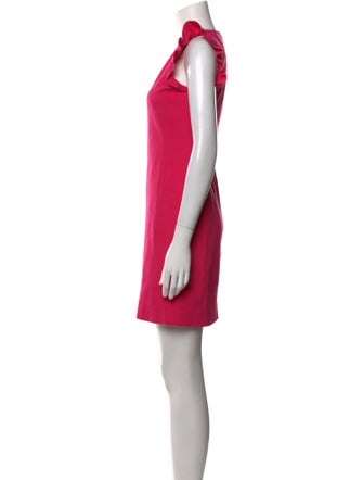 Akris Punto V-Neck Mini Dress