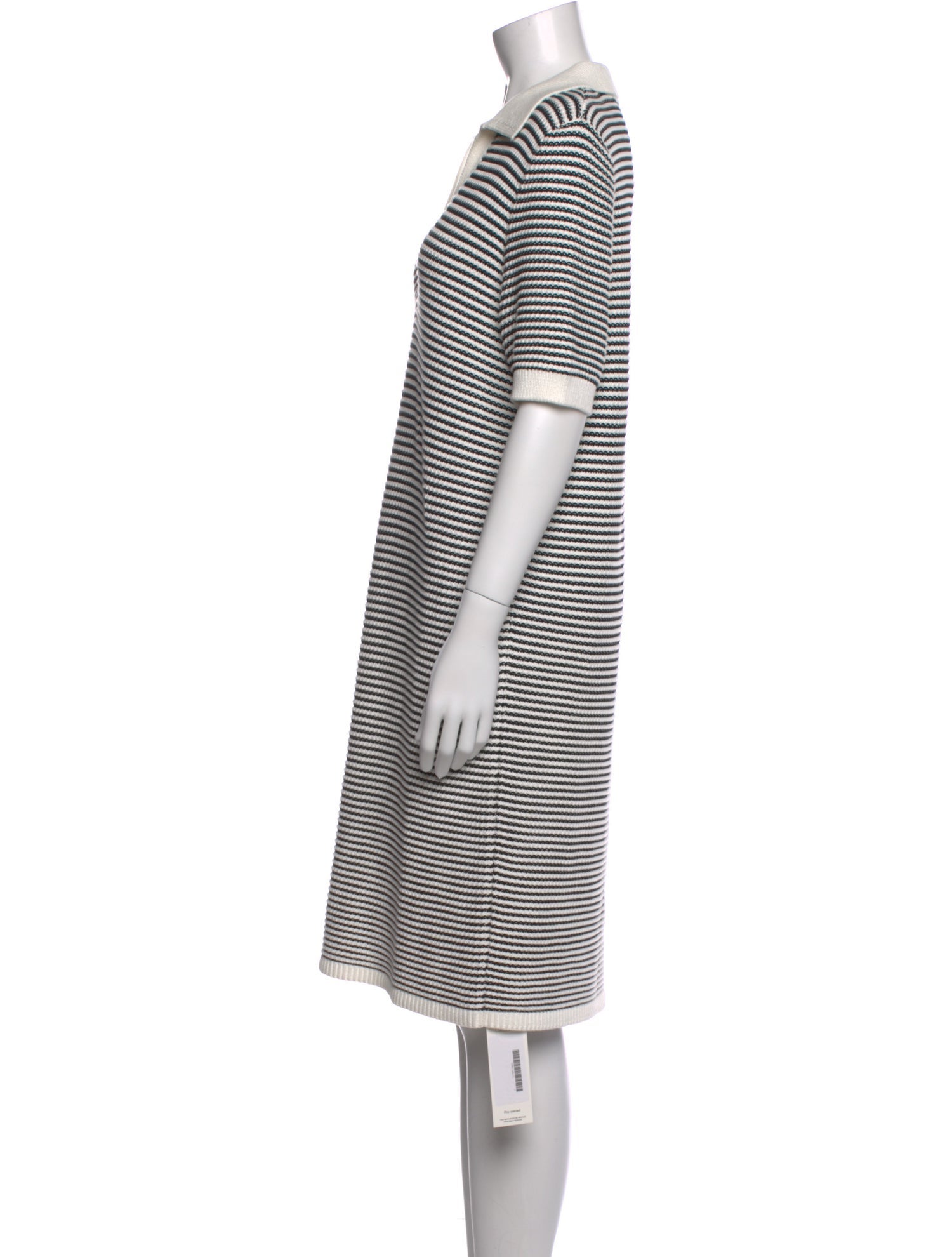 Akris Punto Striped Knee-Length Dress