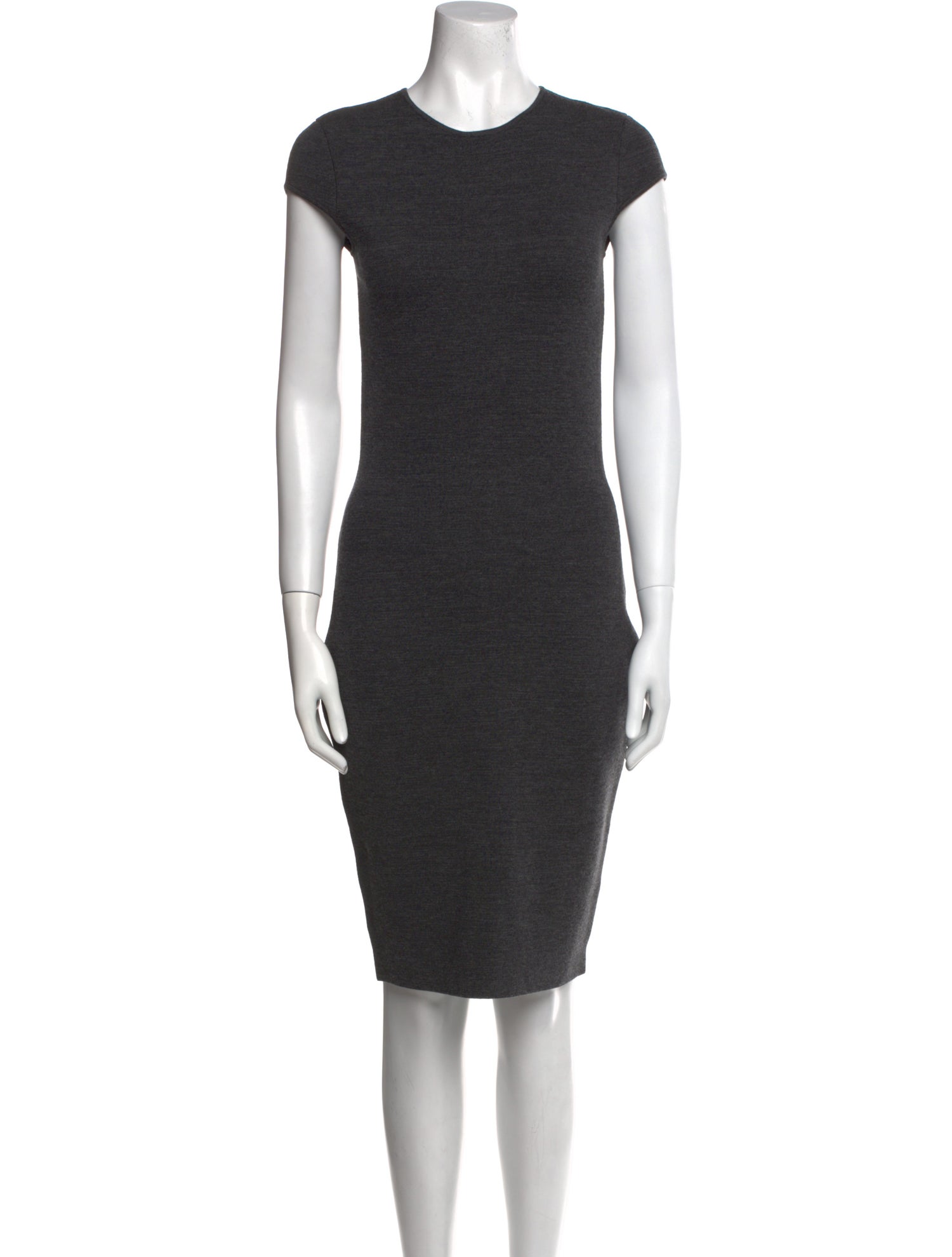 Akris Punto Crew Neck Knee-Length Dress