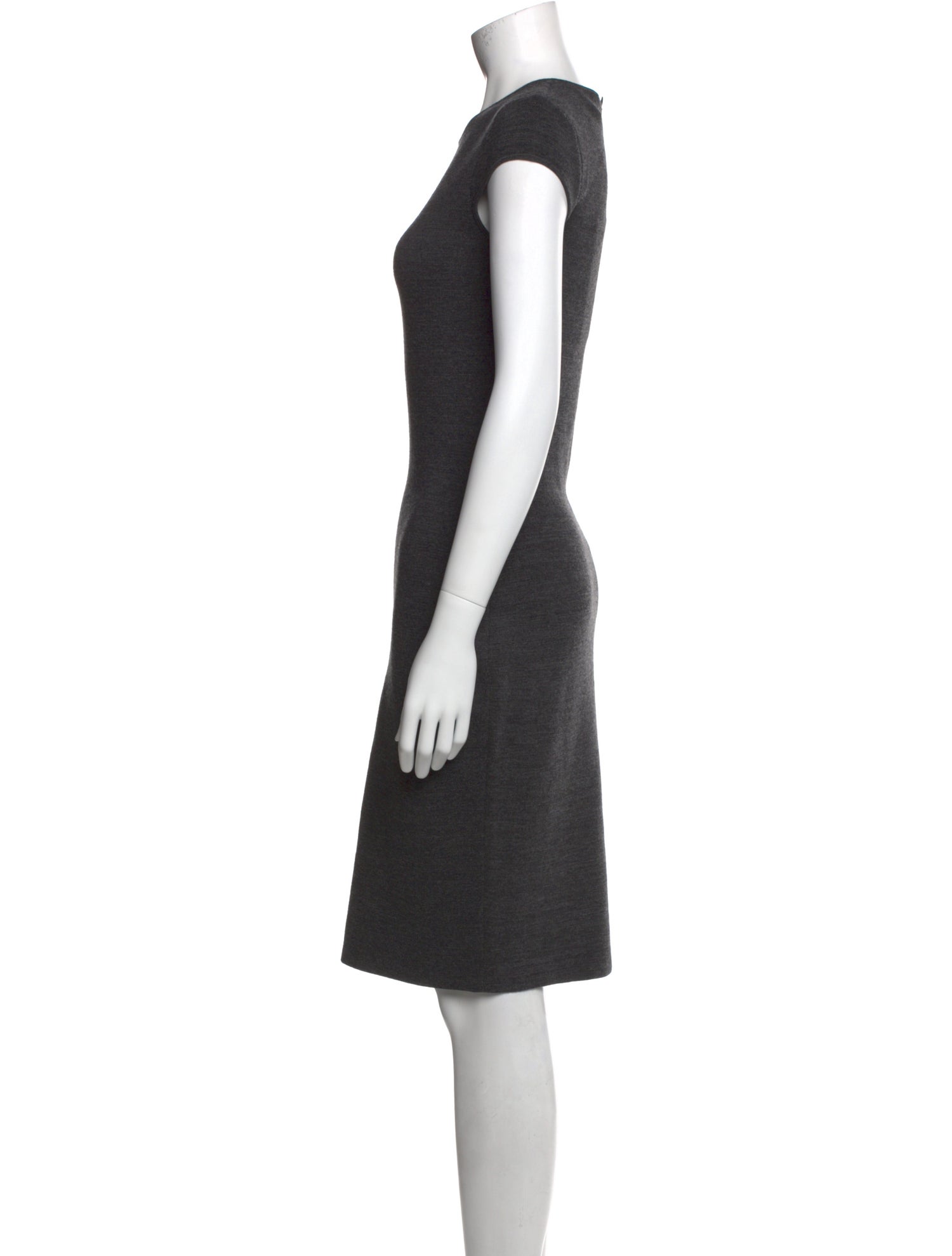 Akris Punto Crew Neck Knee-Length Dress