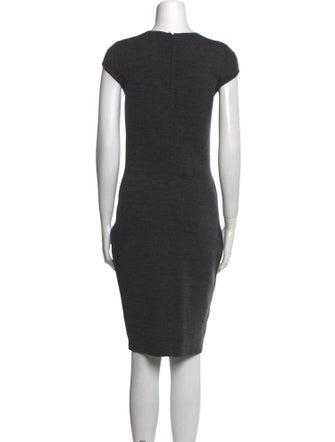 Akris Punto Crew Neck Knee-Length Dress