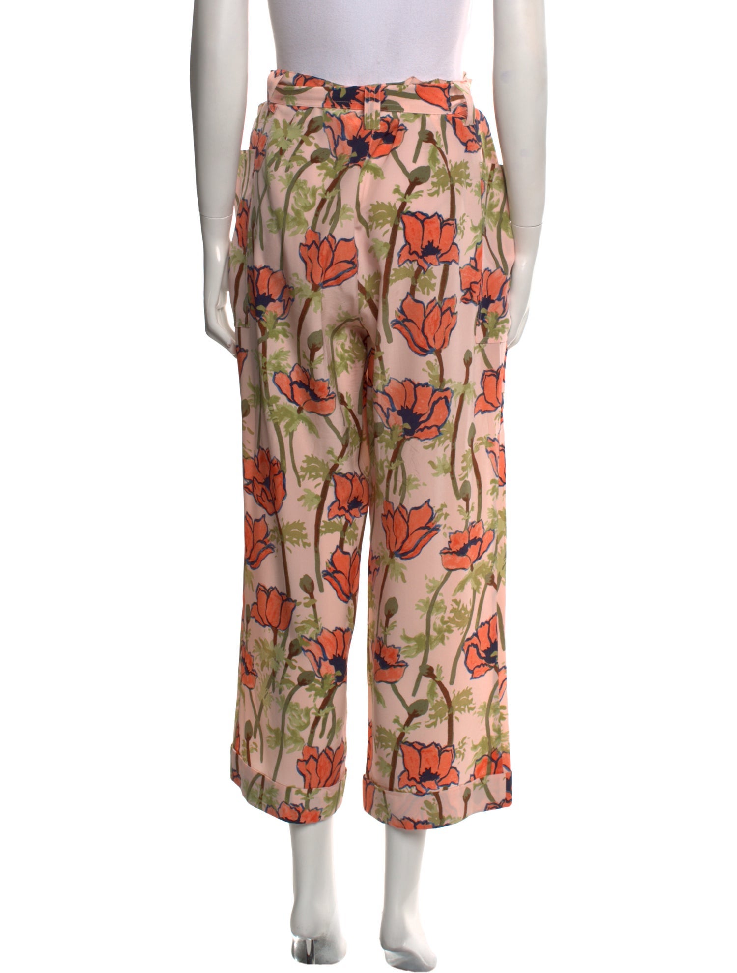 Akris Punto Silk Wide Leg Pants