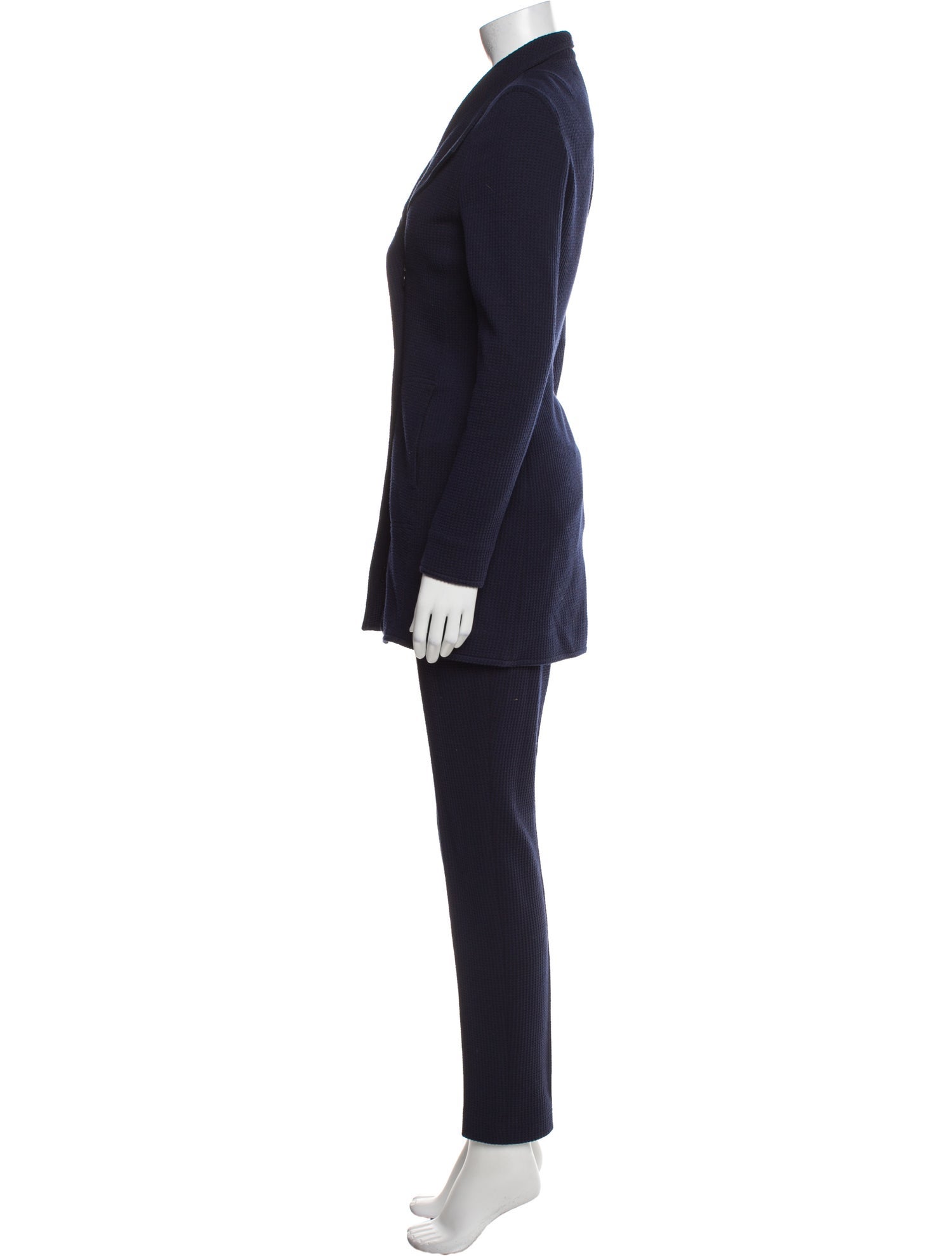 Akris Punto Nylon Leather Trim Embellishment Pant Set