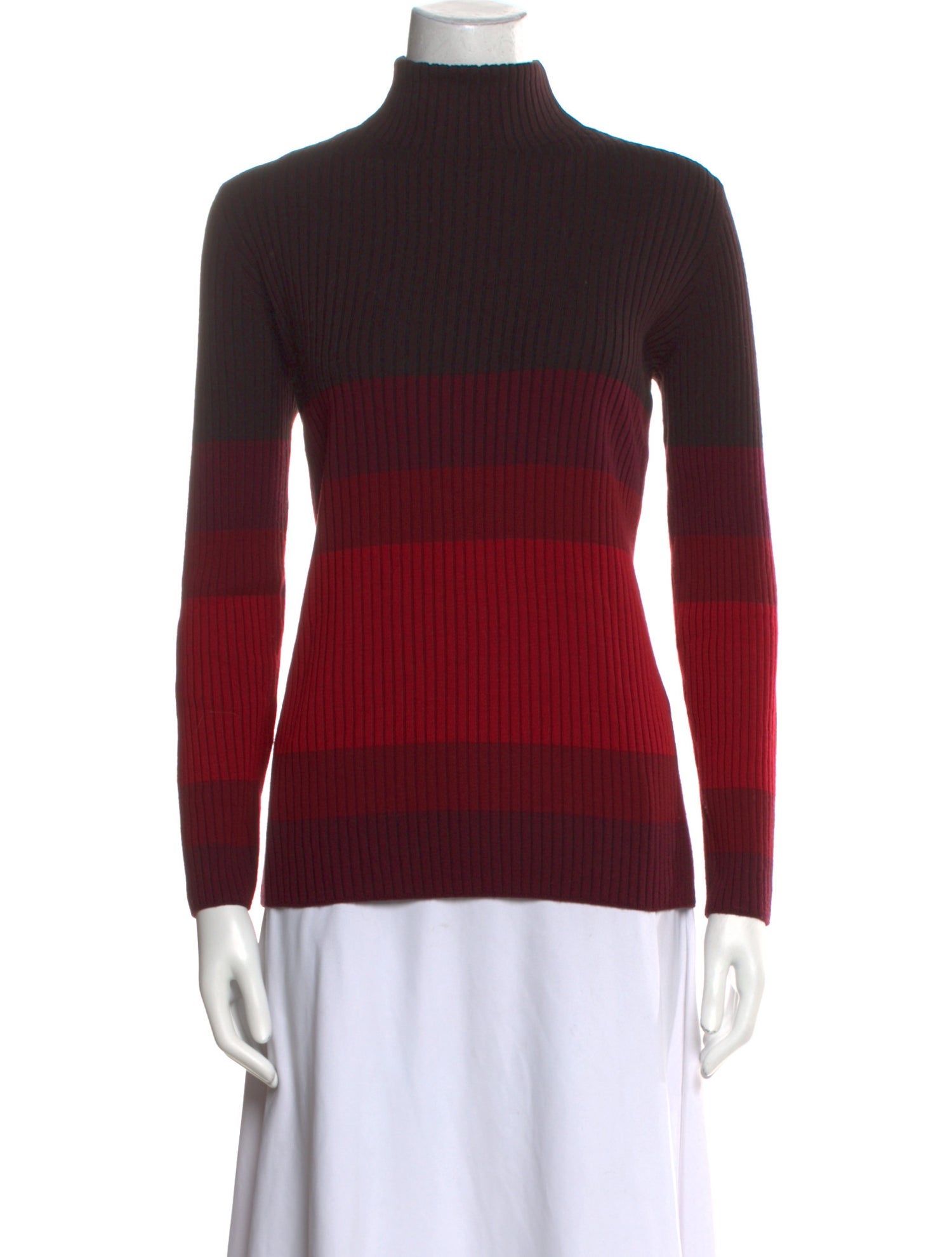 Akris Punto Wool Plaid Print Top