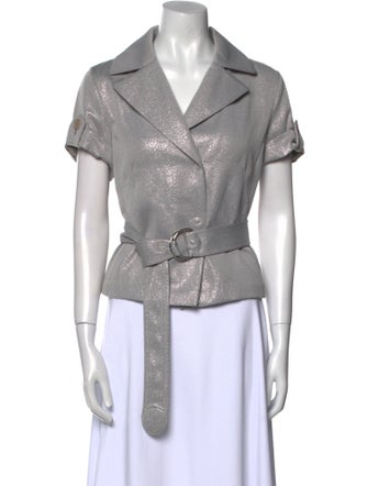 Akris Punto Cowl Neck Short Sleeve Top