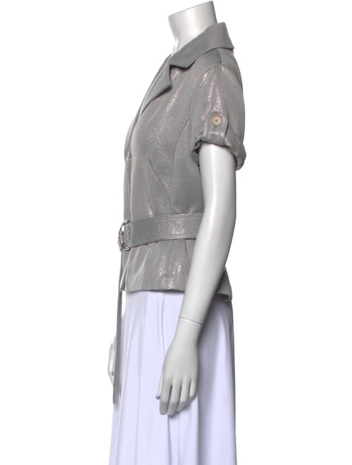 Akris Punto Cowl Neck Short Sleeve Top