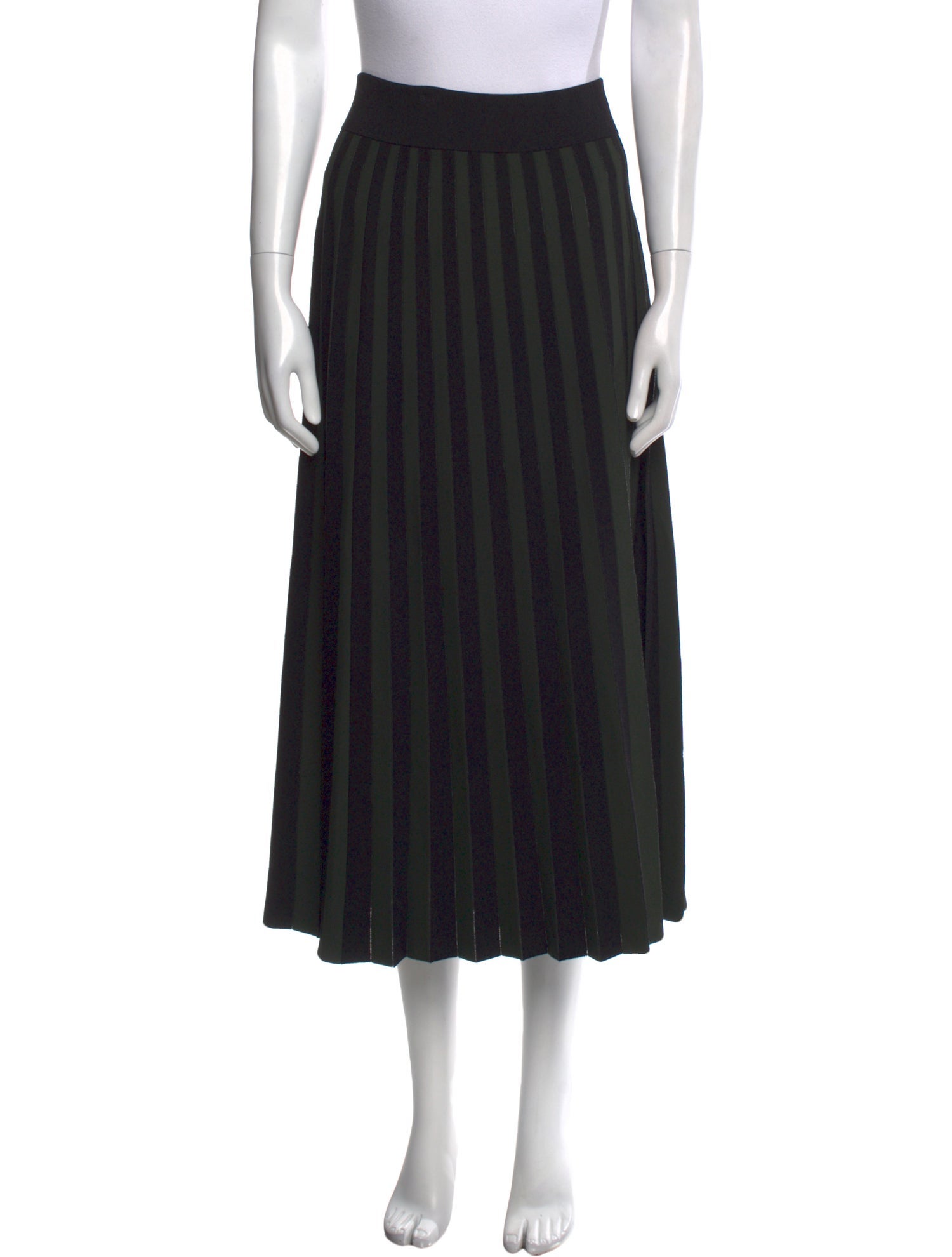 Akris Punto Striped Midi Length Skirt w/ Tags