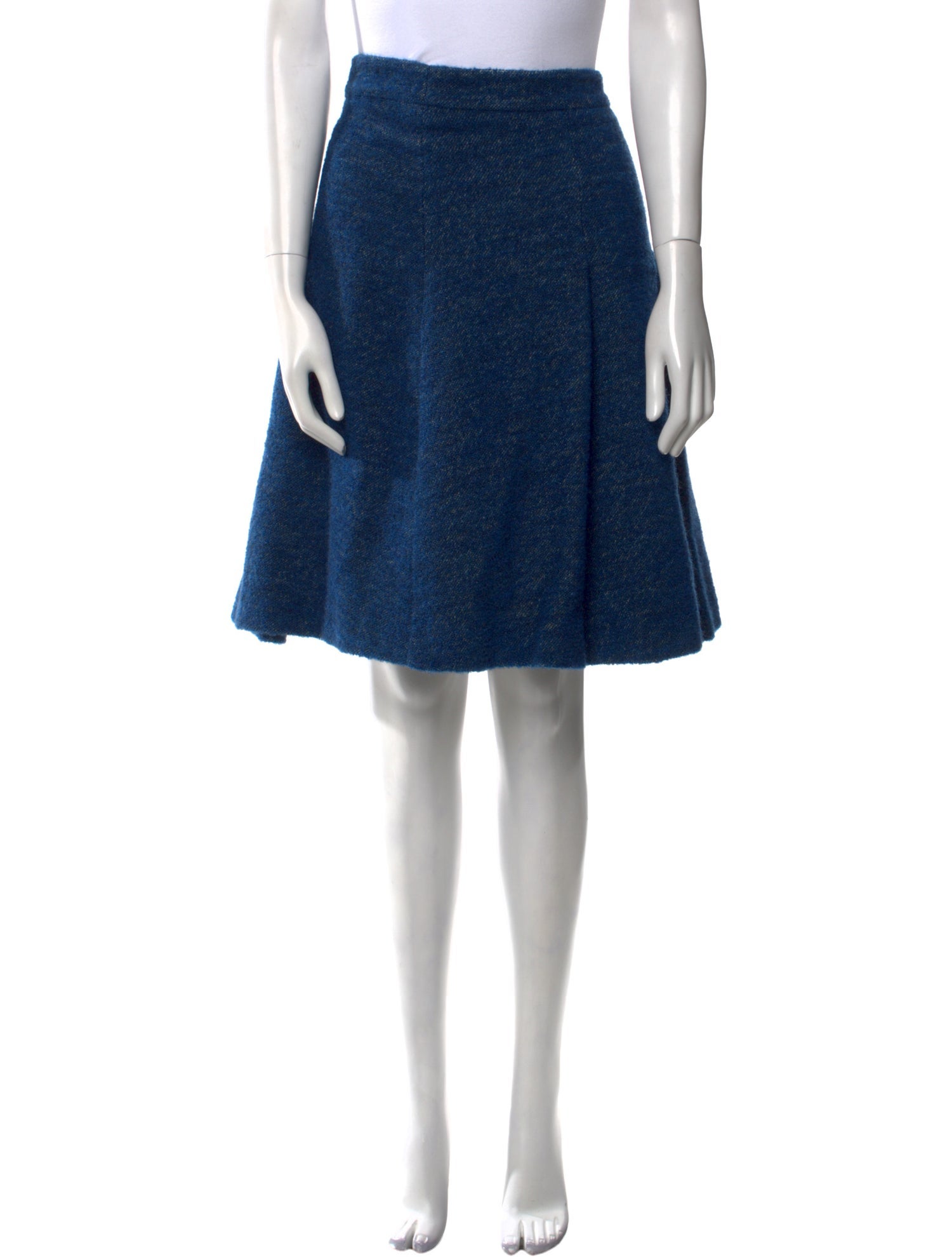 Akris Punto Pleated Accents Knee-Length Skirt