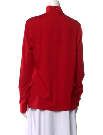 Akris Punto Mock Neck Long Sleeve Sweatshirt