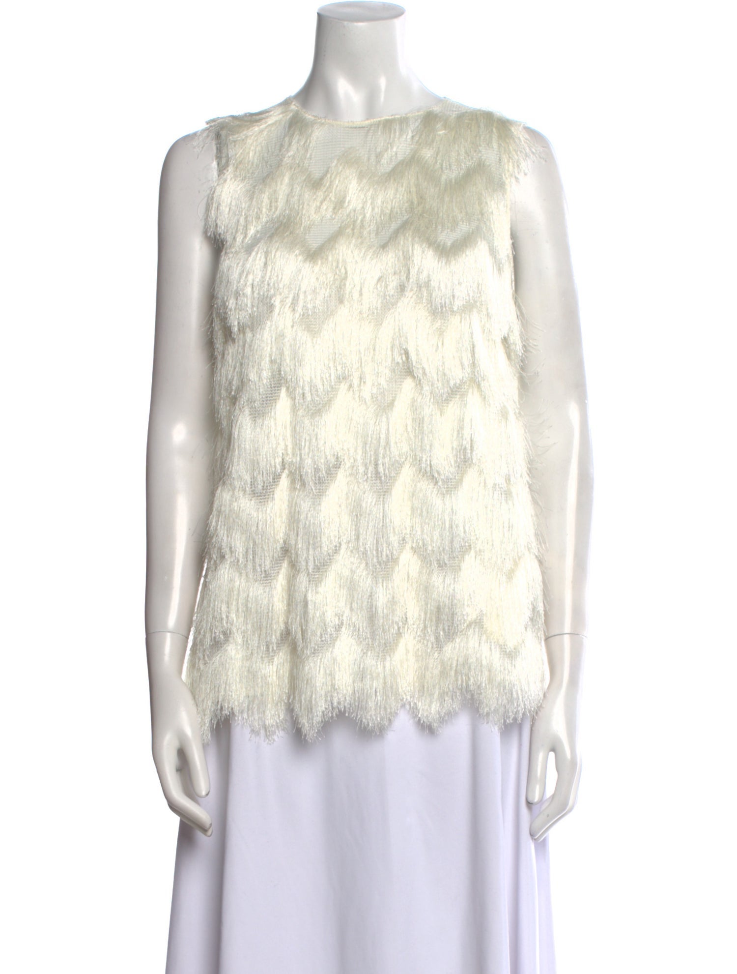 Akris Punto Bateau Neckline Sleeveless Blouse