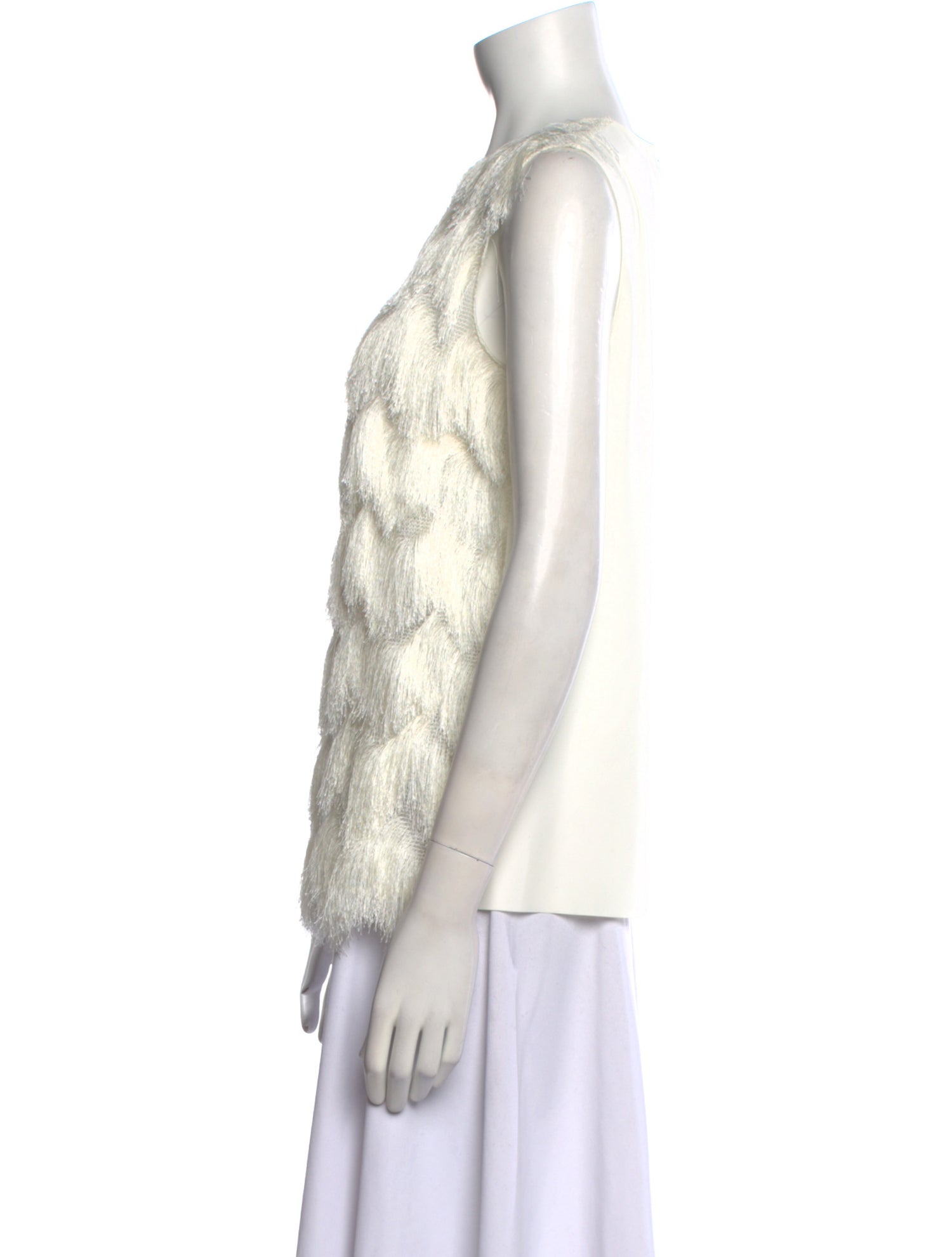 Akris Punto Bateau Neckline Sleeveless Blouse