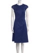 Akris Punto Crew Neck Knee-Length Dress