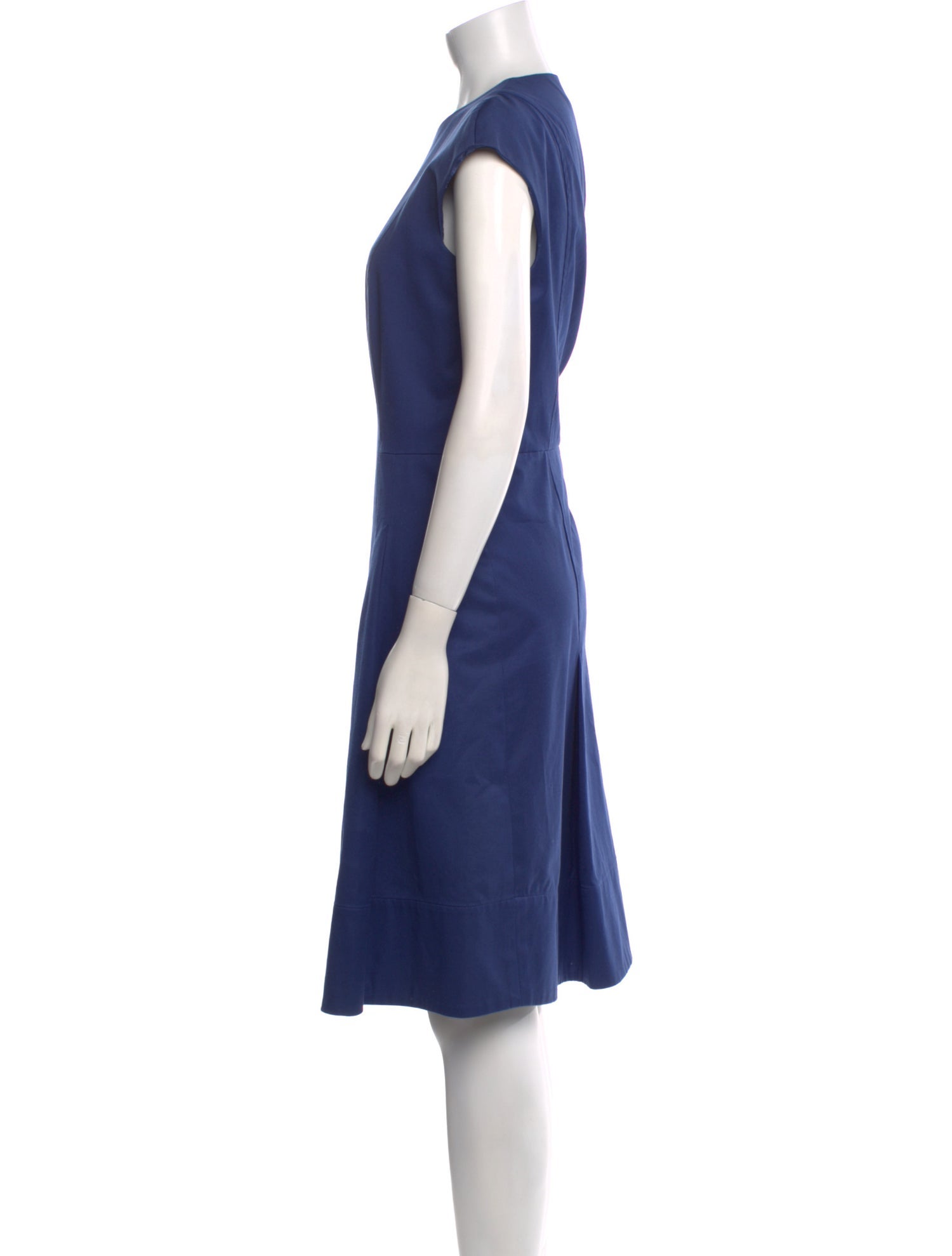 Akris Punto Crew Neck Knee-Length Dress