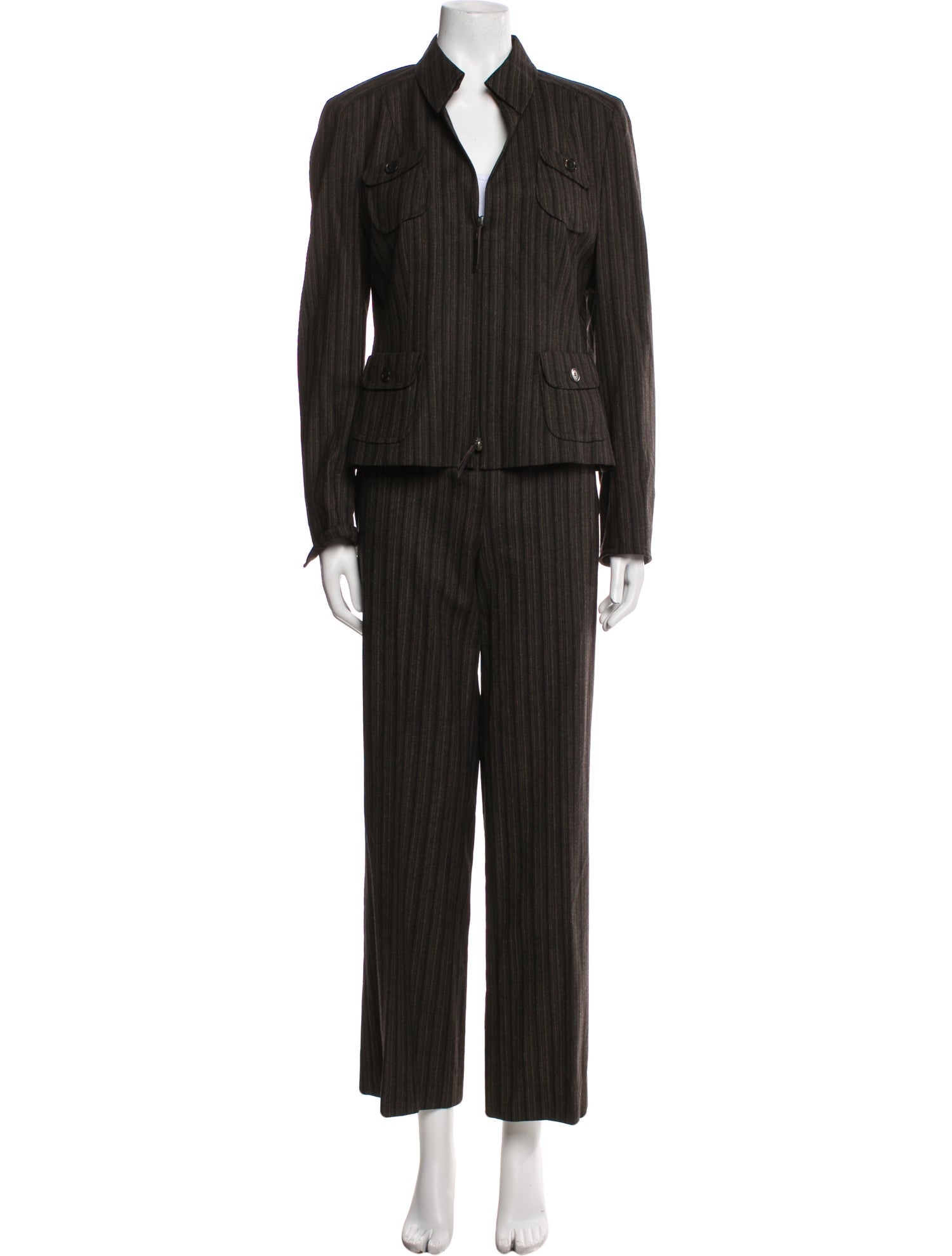 Akris Punto Vintage Wool Pantsuit