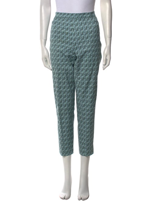 Akris Punto Printed Straight Leg Pants