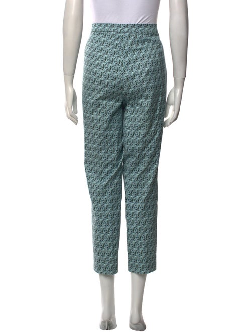 Akris Punto Printed Straight Leg Pants