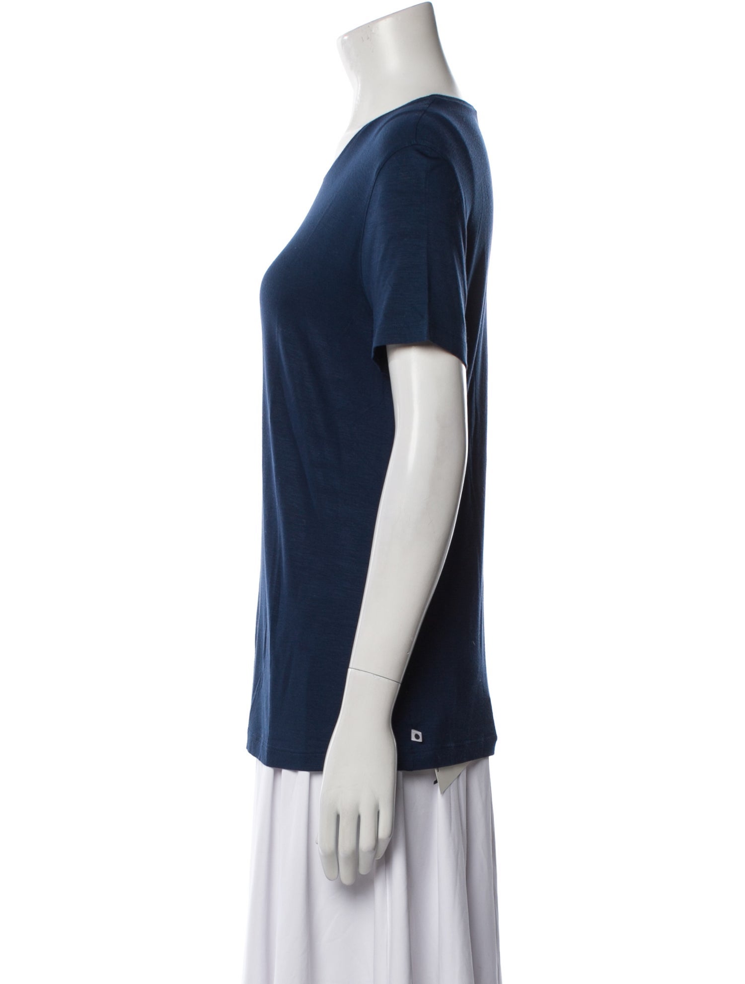 Akris Punto Scoop Neck Short Sleeve T-Shirt