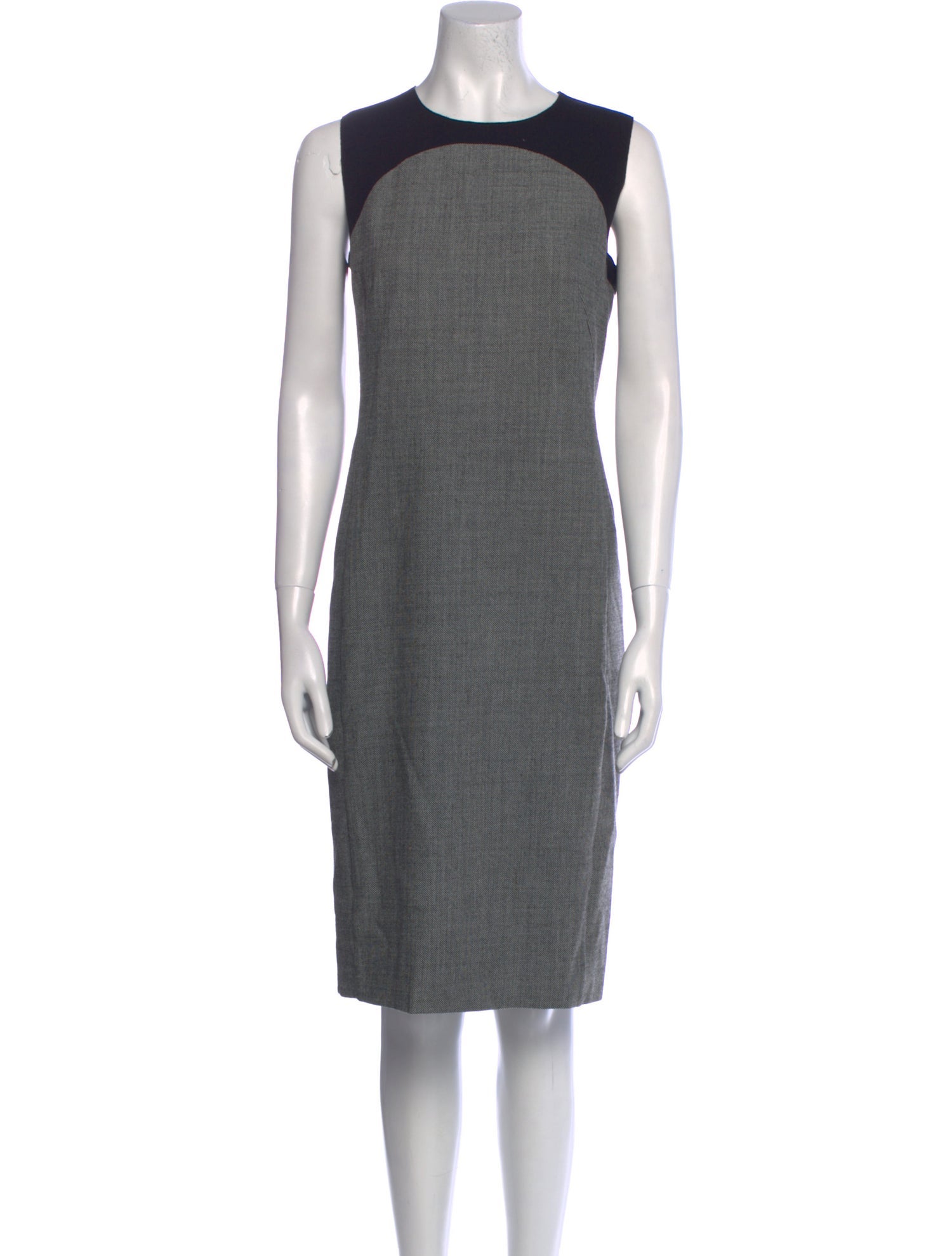 Akris Punto Crew Neck Knee-Length Dress
