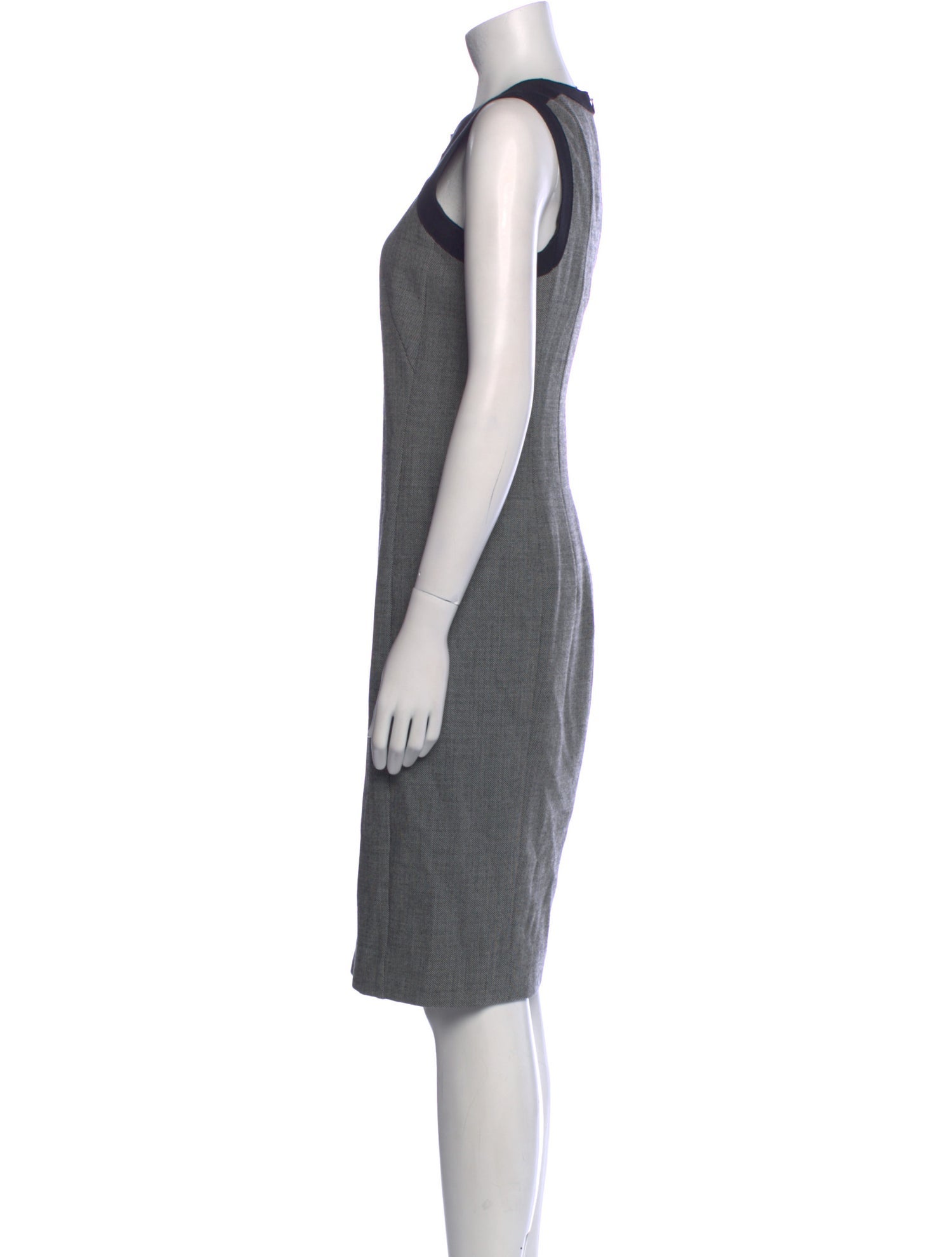 Akris Punto Crew Neck Knee-Length Dress