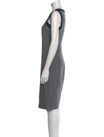 Akris Punto Crew Neck Knee-Length Dress
