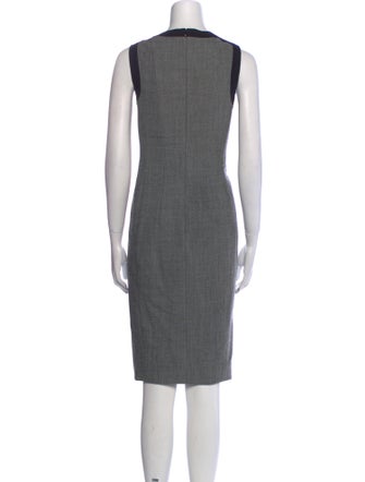 Akris Punto Crew Neck Knee-Length Dress
