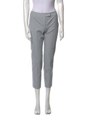 Akris Punto Striped Straight Leg Pants