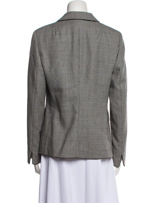 Akris Punto Wool Houndstooth Print Blazer
