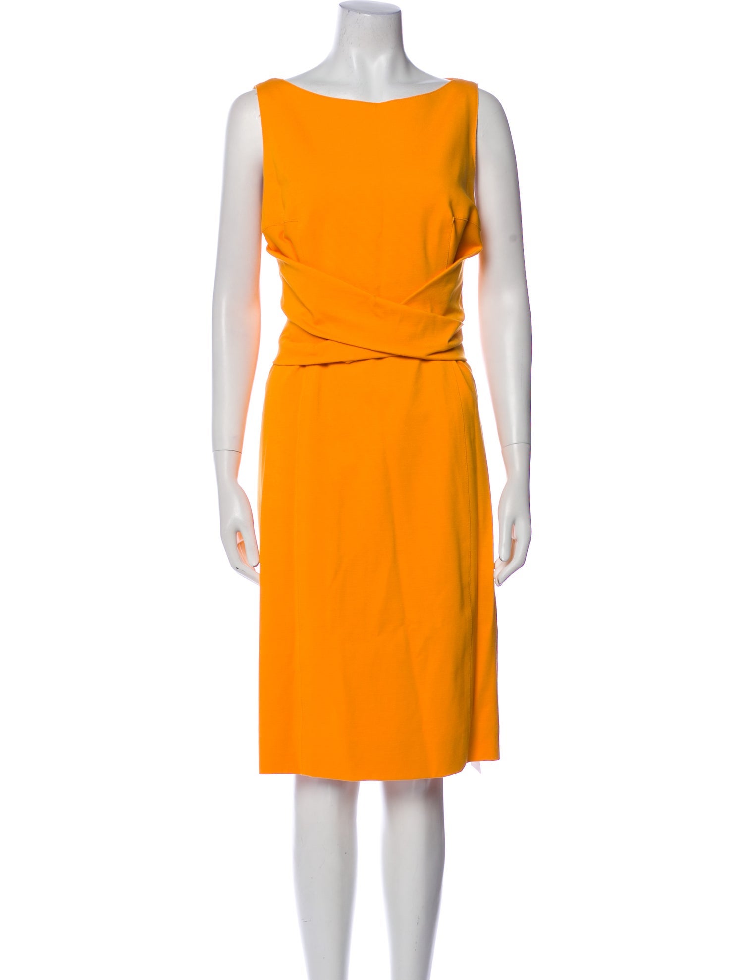 Akris Punto Bateau Neckline Knee-Length Dress