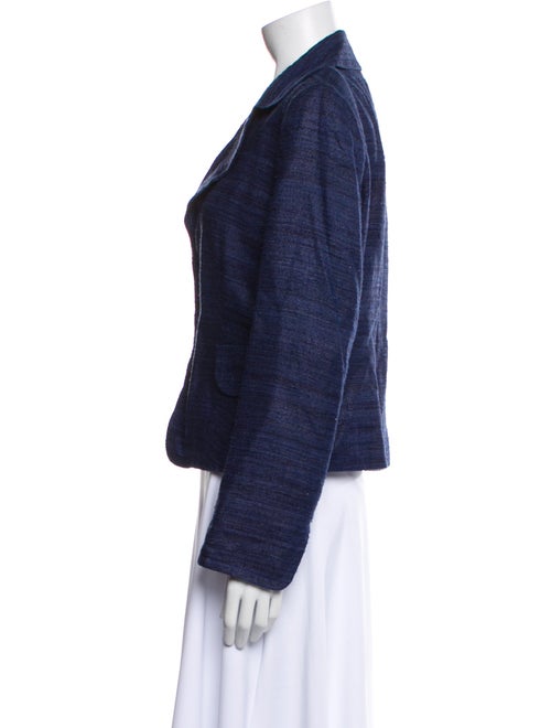 Akris Punto Silk Striped Blazer