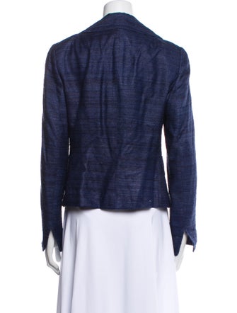 Akris Punto Silk Striped Blazer