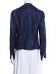 Akris Punto Silk Striped Blazer