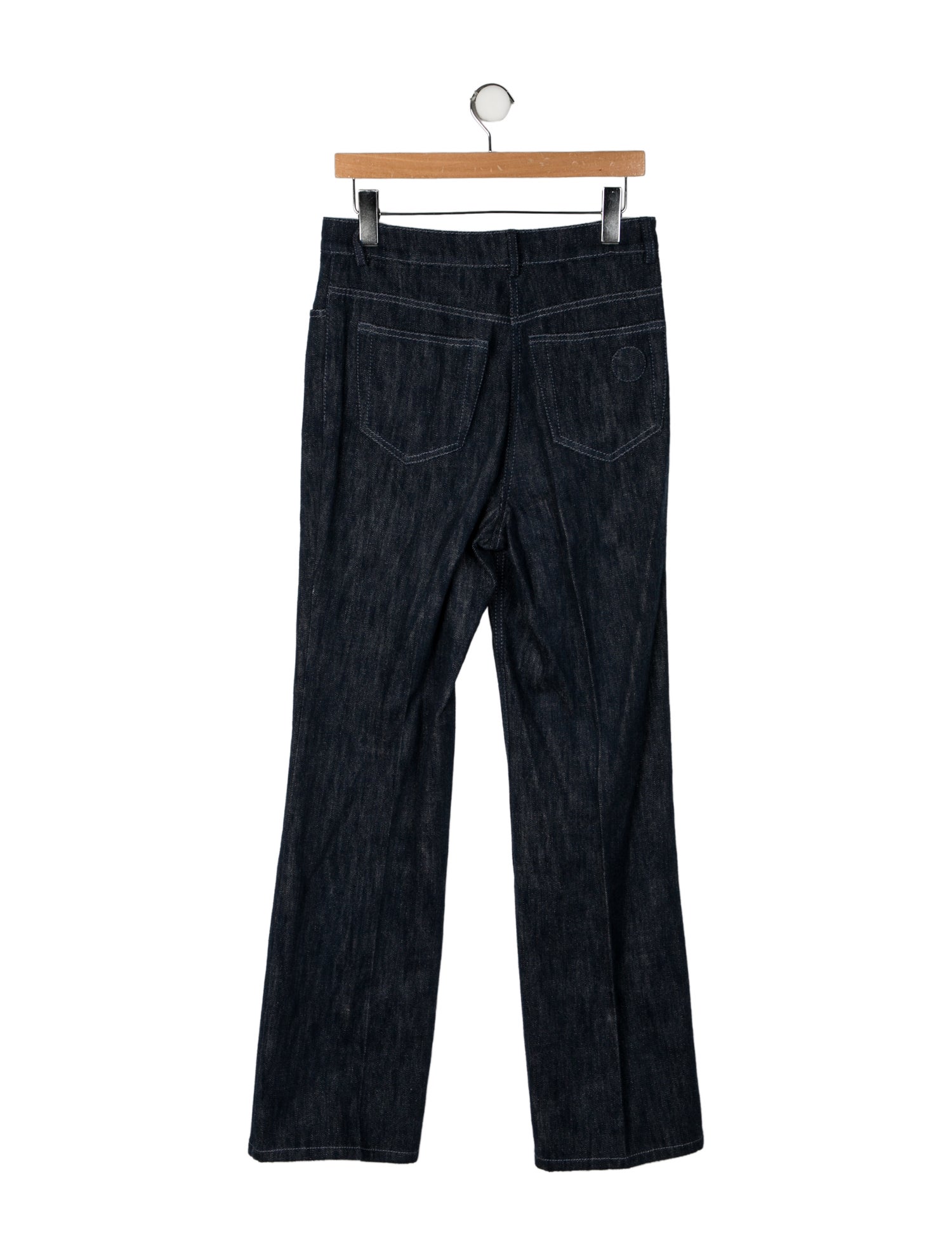 Akris Punto Mid-Rise Wide Leg Jeans