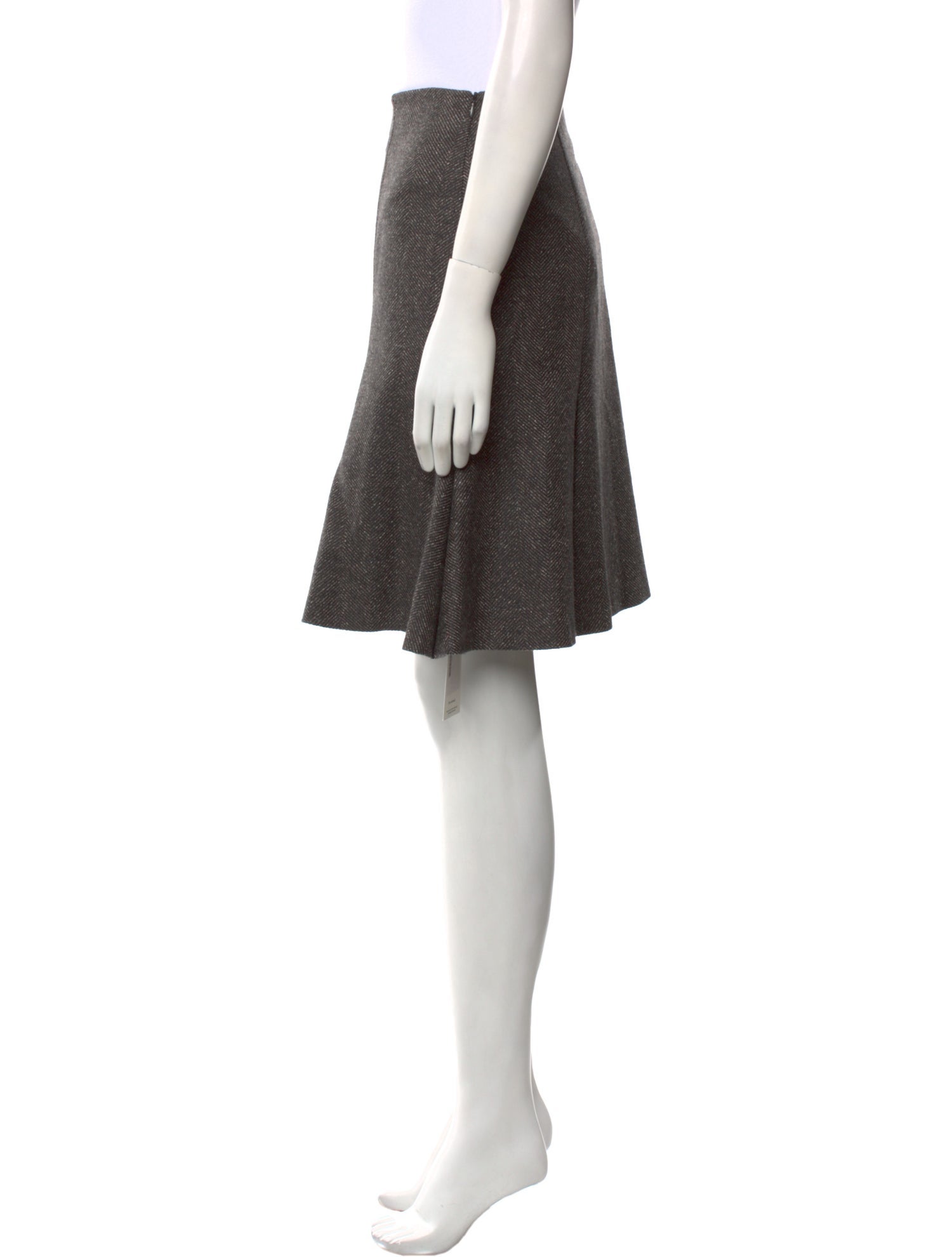 Akris Punto Wool Knee-Length Skirt