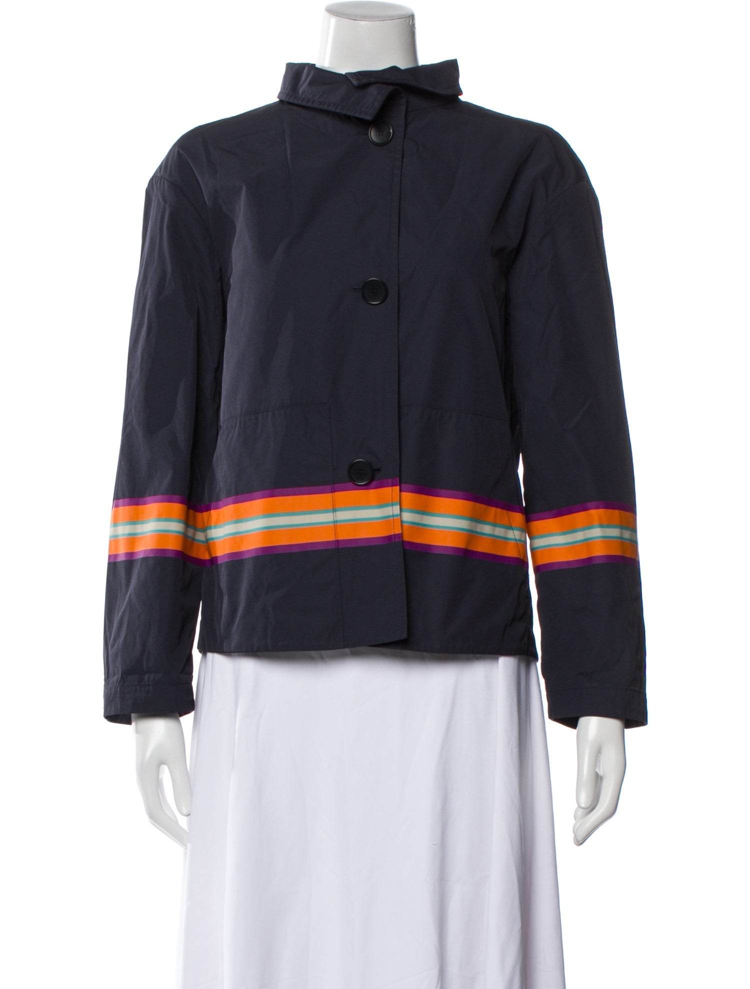 Akris Punto Striped Jacket