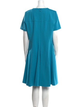 Akris Punto V-Neck Knee-Length Dress