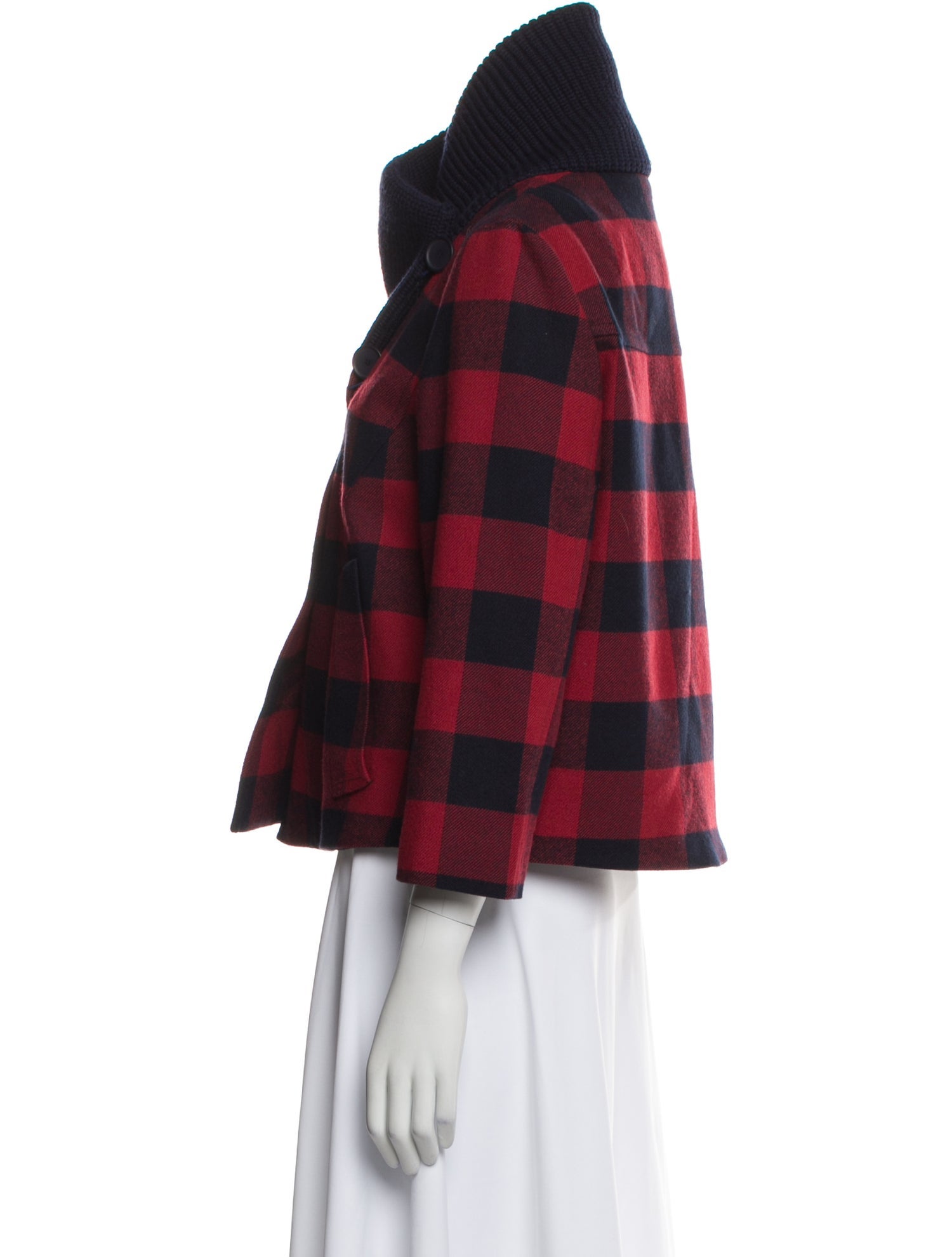 Akris Punto Plaid Print Jacket