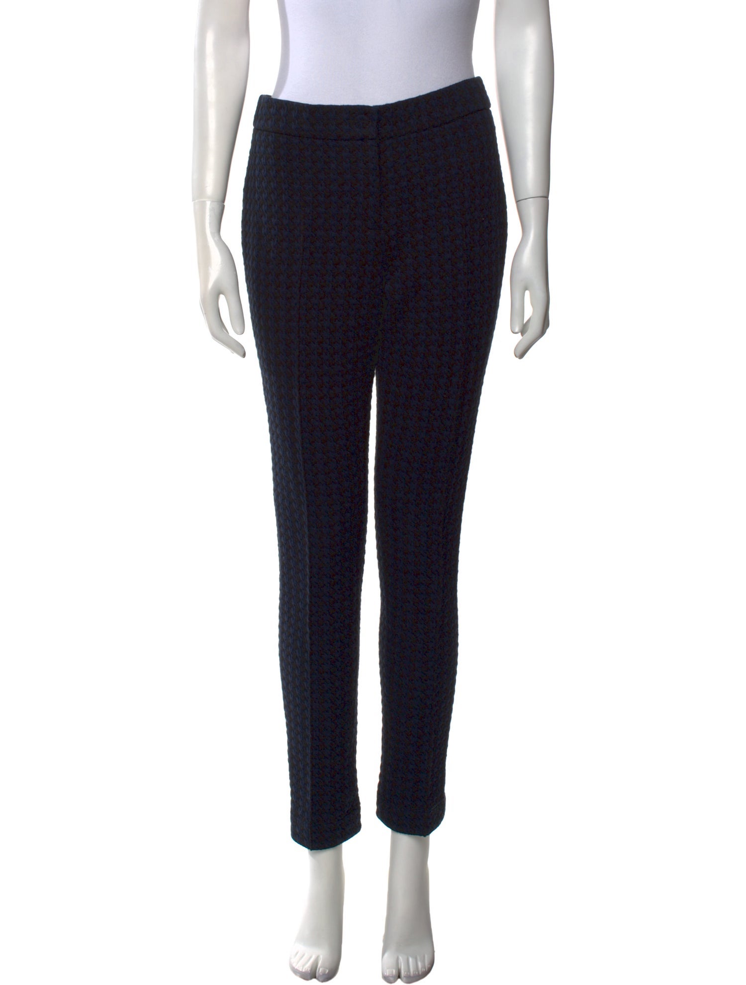 Akris Punto Plaid Print Straight Leg Pants
